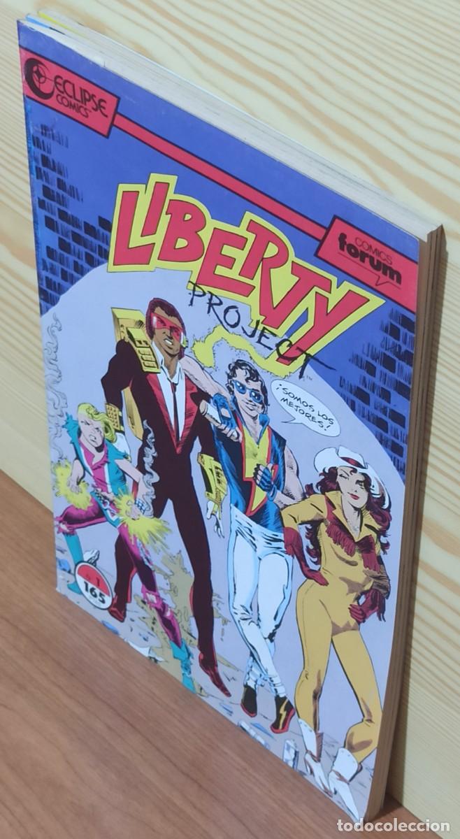 C&oacute;mics: LIBERTY PROJECT TRES EJEMPLARES N&ordm; 1 2 Y 5 ECLIPSE - 1990 FORUM EXCELENTE ESTADO. - Foto 3