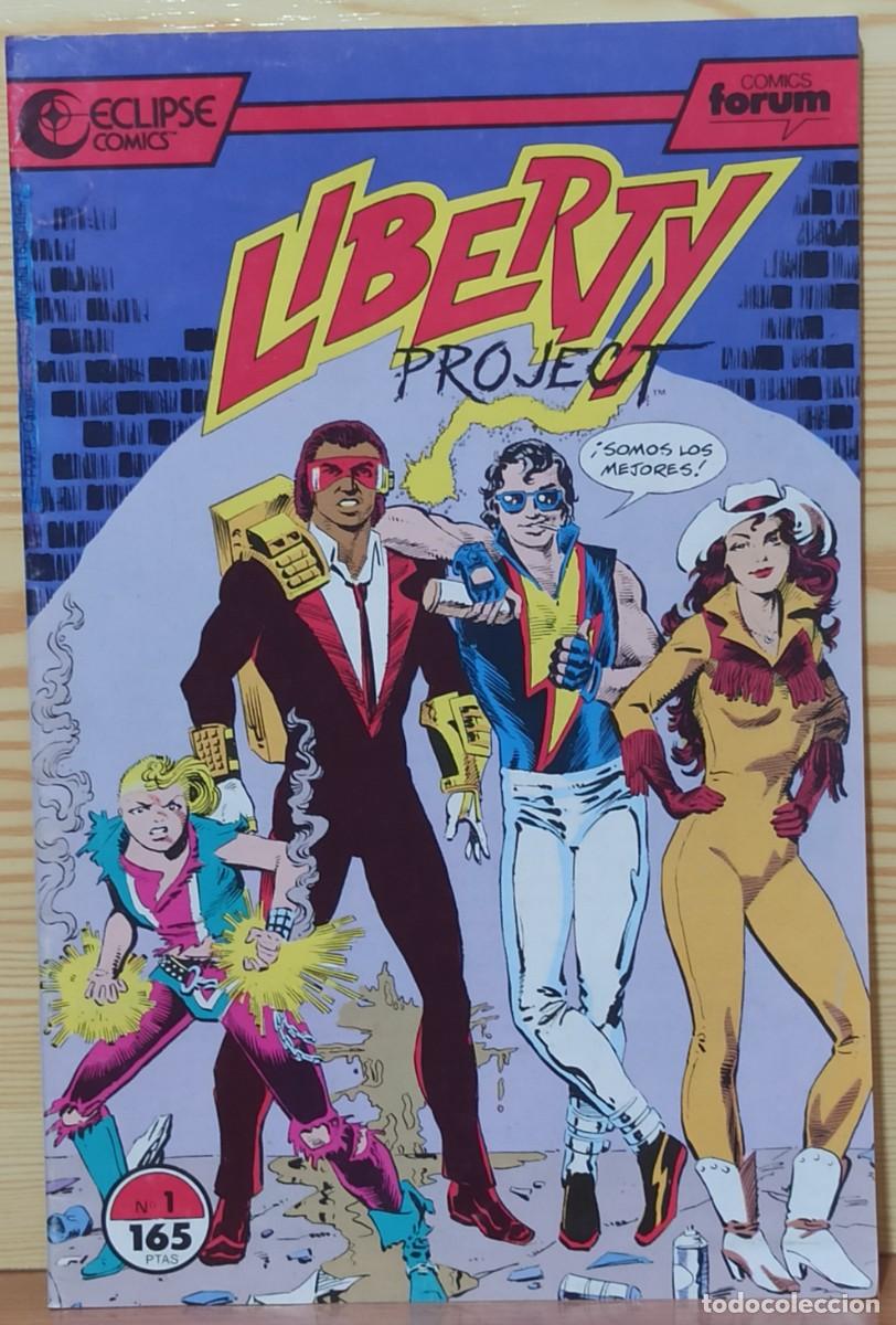 C&oacute;mics: LIBERTY PROJECT TRES EJEMPLARES N&ordm; 1 2 Y 5 ECLIPSE - 1990 FORUM EXCELENTE ESTADO. - Foto 6