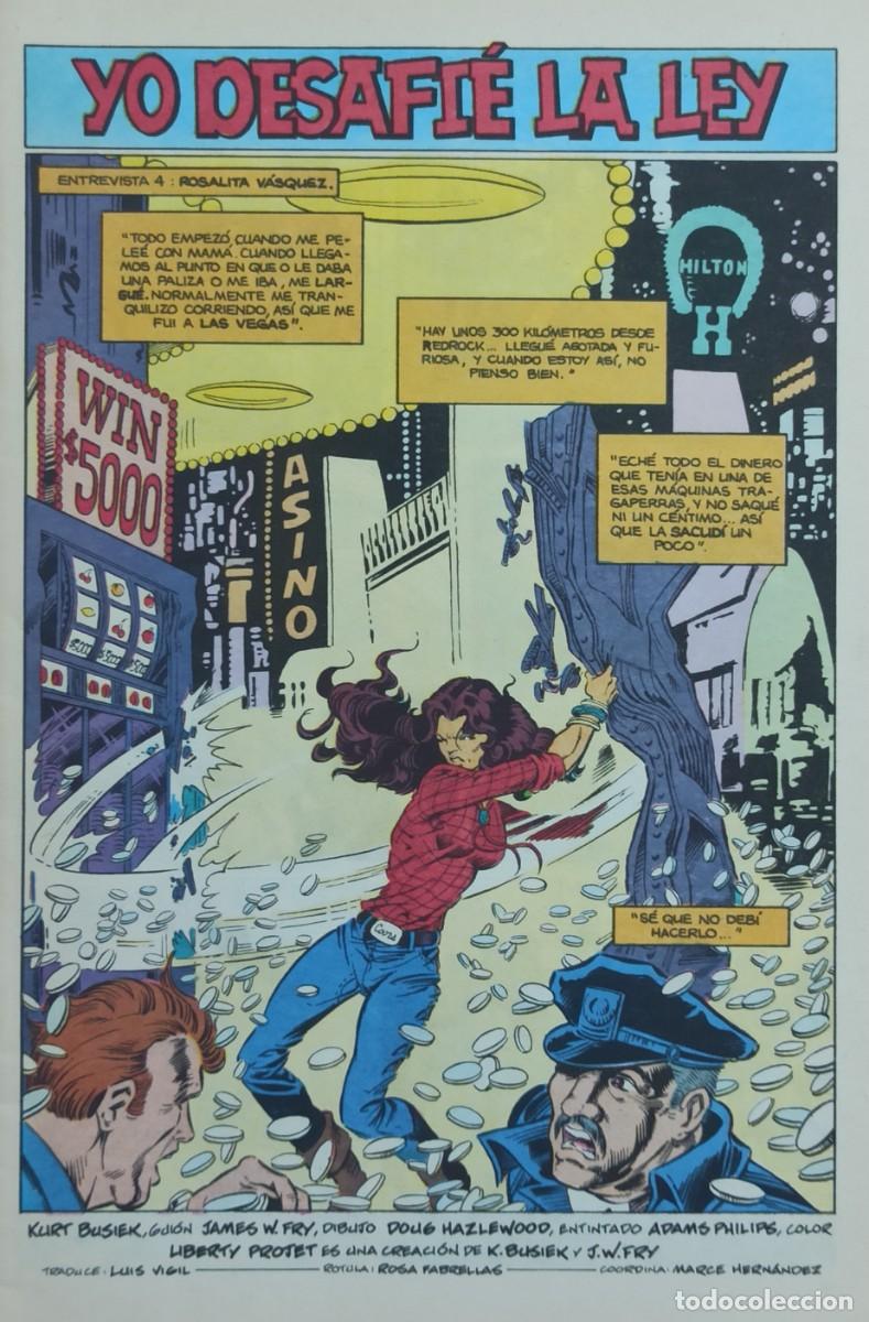 C&oacute;mics: LIBERTY PROJECT DOS EJEMPLARES N&ordm; 1 Y 2 ECLIPSE - 1990 FORUM EXCELENTE ESTADO. - Foto 3