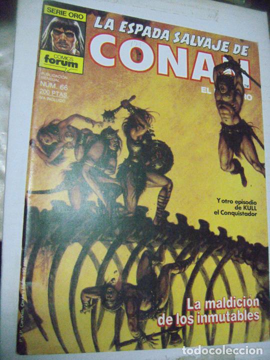 C&oacute;mics: LA ESPADA SALVAJE DE CONAN N&ordm; 66 - ED. FORUM - Foto 1
