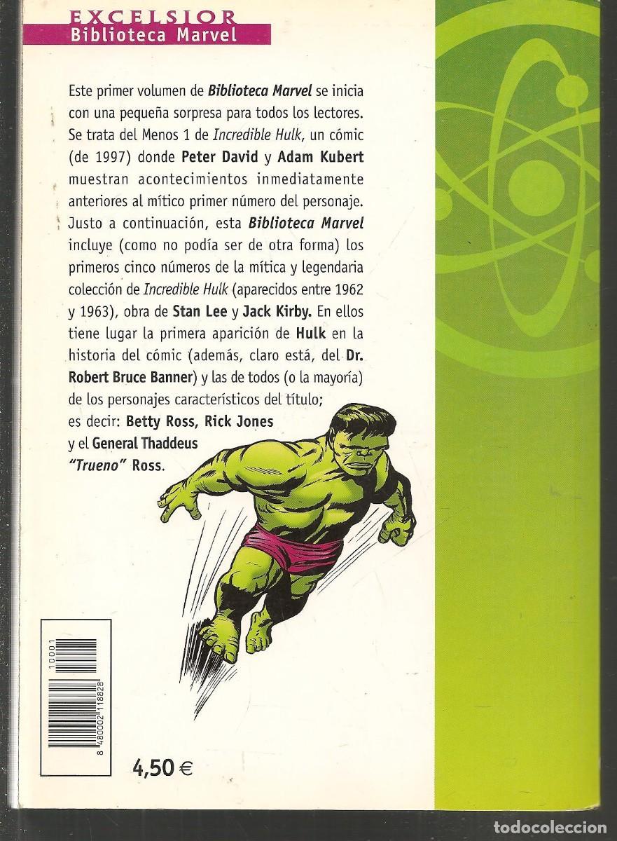 C&oacute;mics: HULK. N&ordm; 1. EXCELSIOR BIBLIOTECA MARVEL(P/C16) - Foto 2
