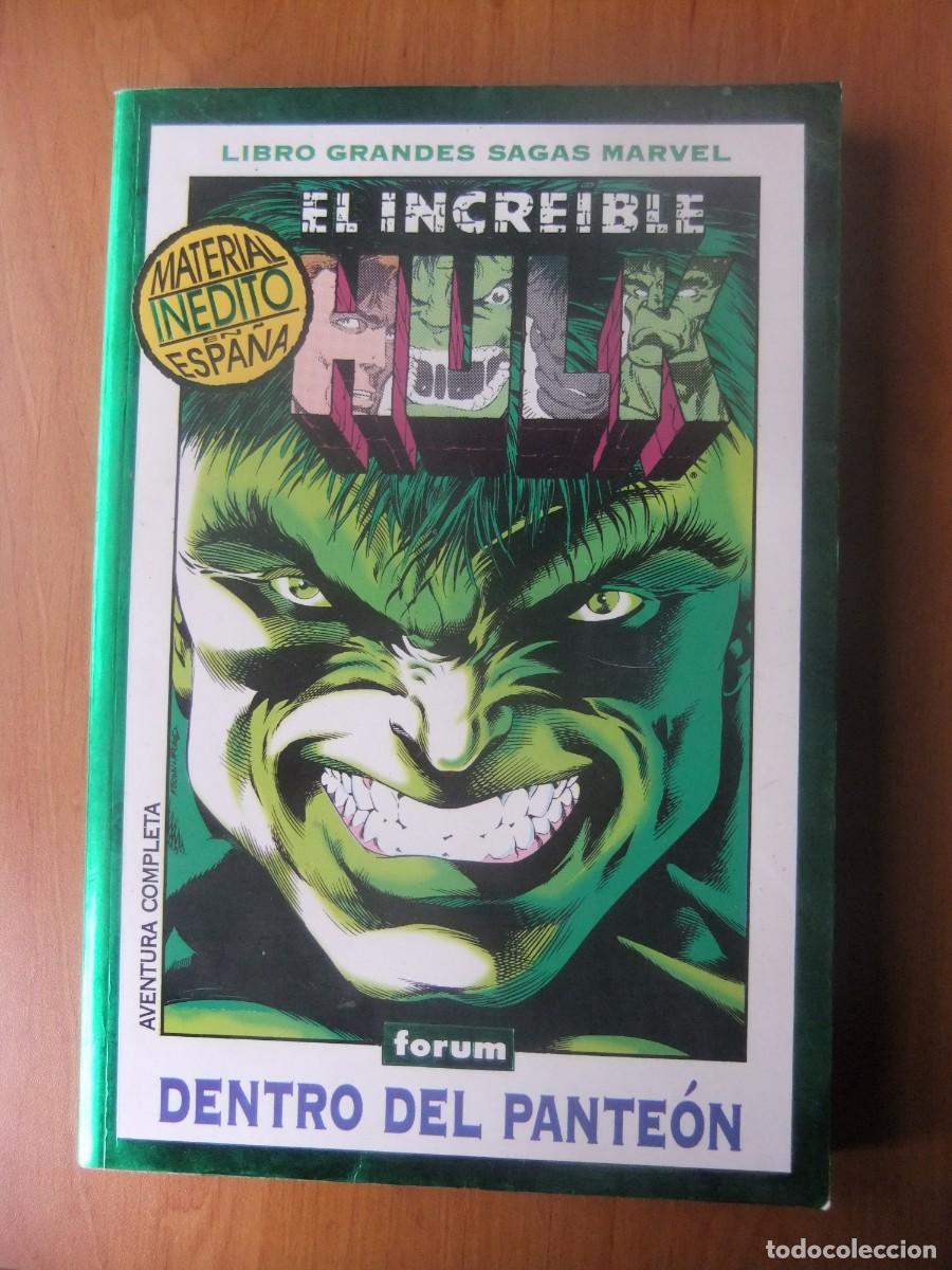 C&oacute;mics: LIBRO GRANDES SAGAS MARVEL EL INCREIBLE HULK DENTRO DEL PARTENON FORUM - Foto 1