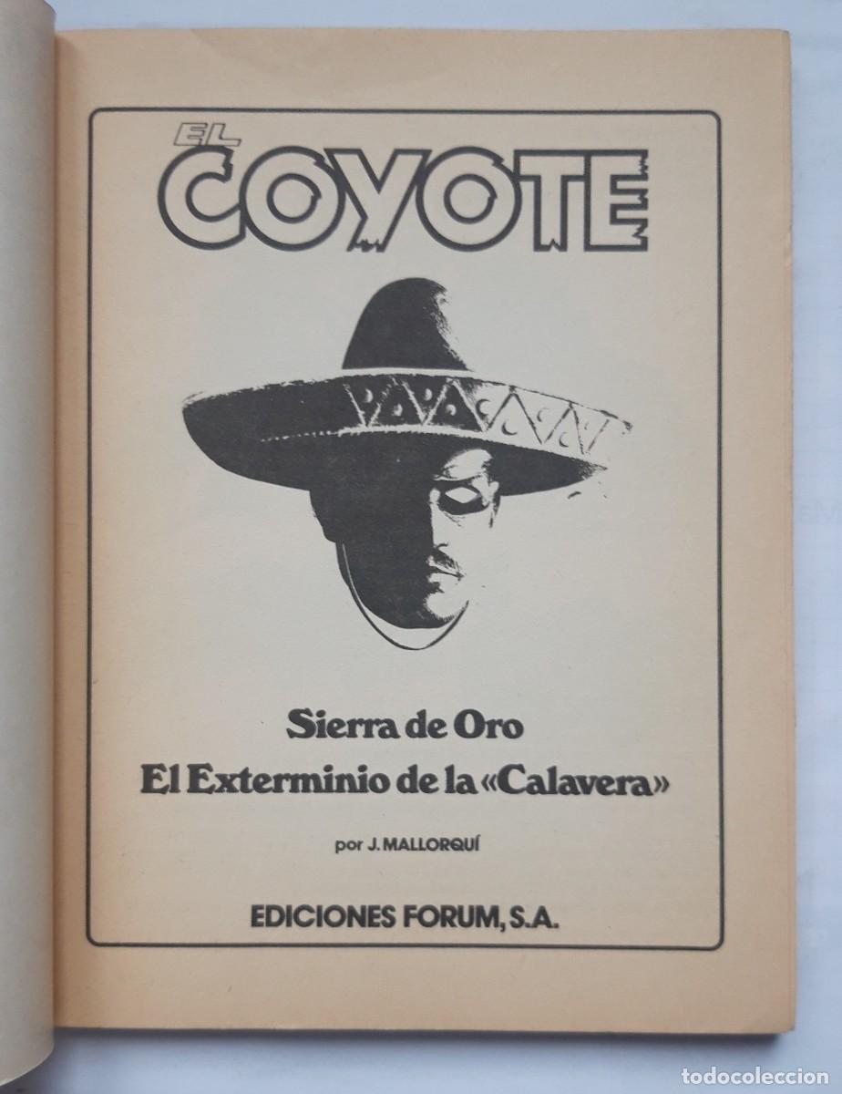 C&oacute;mics: EL COYOTE - EDICIONES FORUM N&ordm; 5 - Foto 2
