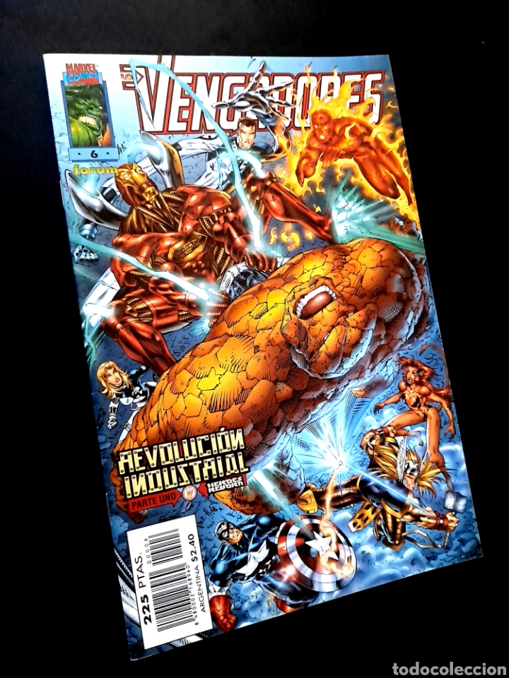 C&oacute;mics: EXCELENTE ESTADO HEROES REBORN LOS VENGADORES 6 FORUM COMICS GRAPA - Foto 1