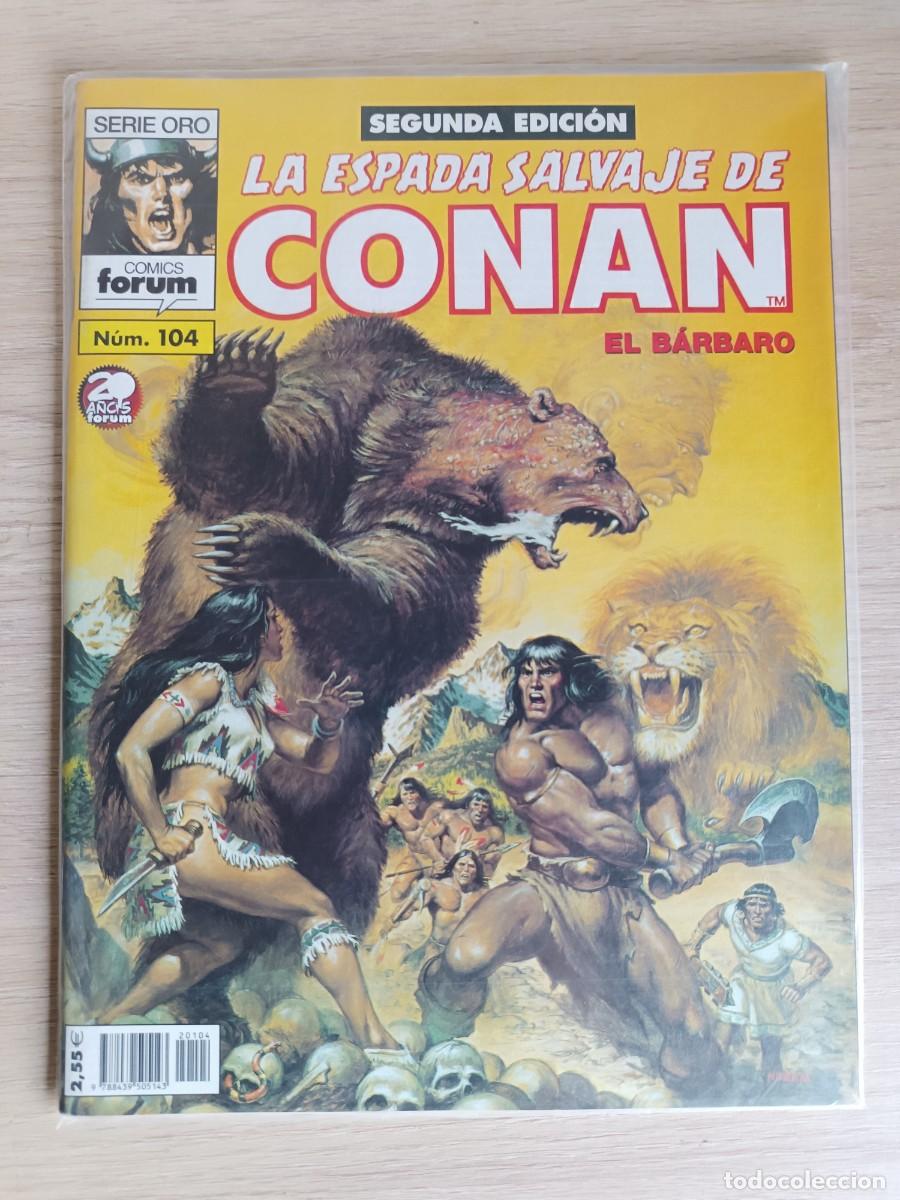 C&oacute;mics: FORUM LA ESPADA SALVAJE DE CONAN 104 SEGUNDA EDICION - Foto 1