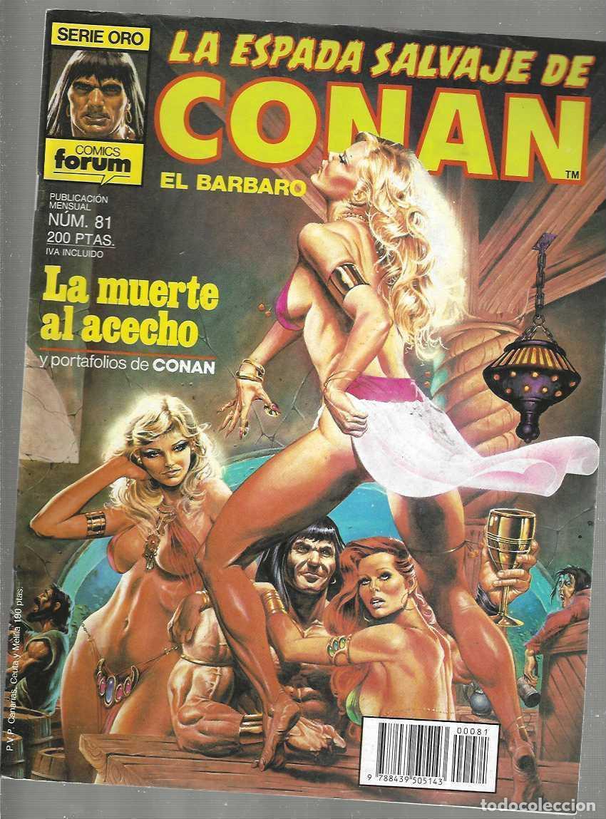 C&oacute;mics: LA ESPADA SALVAJE DE CONAN N&ordm; 81 - 1&ordf; EDICION - Foto 1