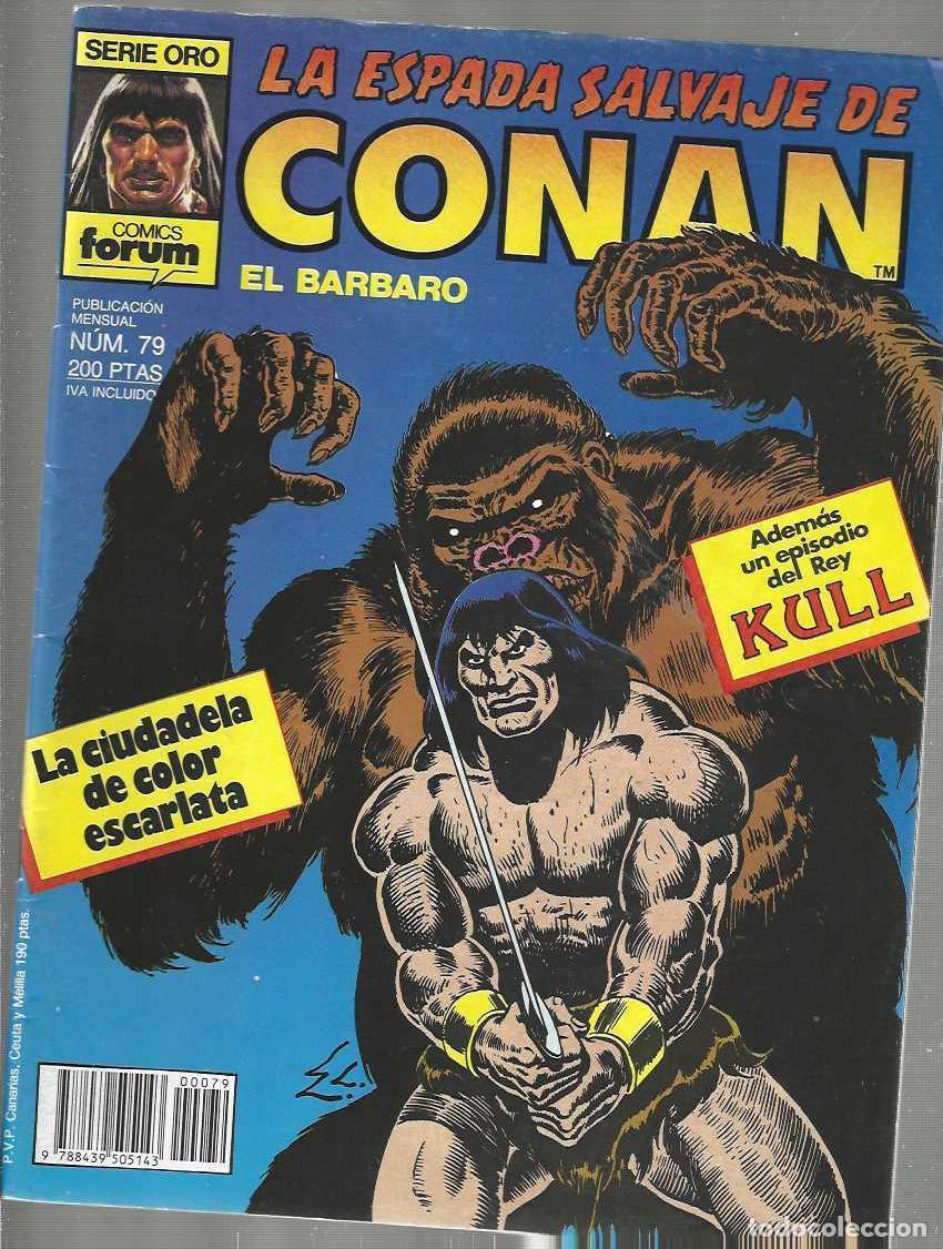 C&oacute;mics: LA ESPADA SALVAJE DE CONAN N&ordm; 79 - 1&ordf; EDICION - Foto 1