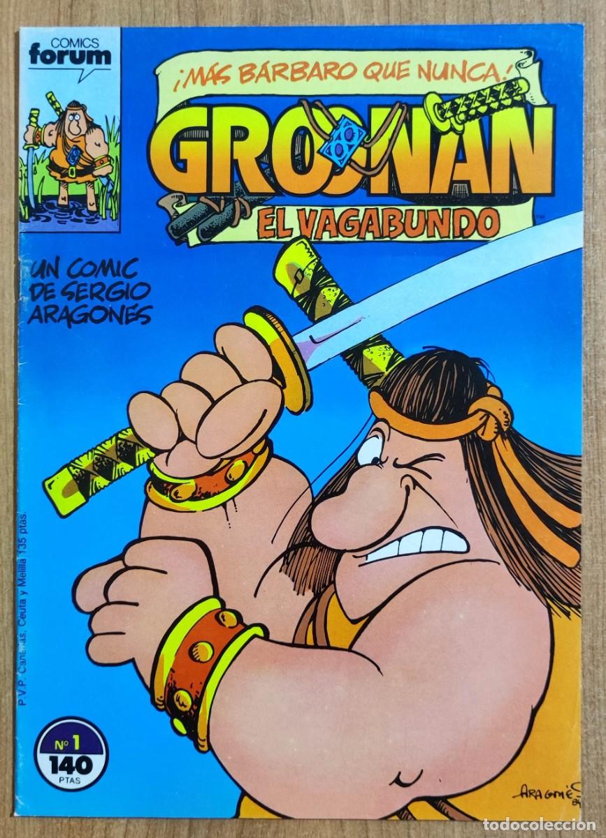 C&oacute;mics: GROONAN EL VAGABUNDO N&ordm;1 - 1987 FORUM. - Foto 1