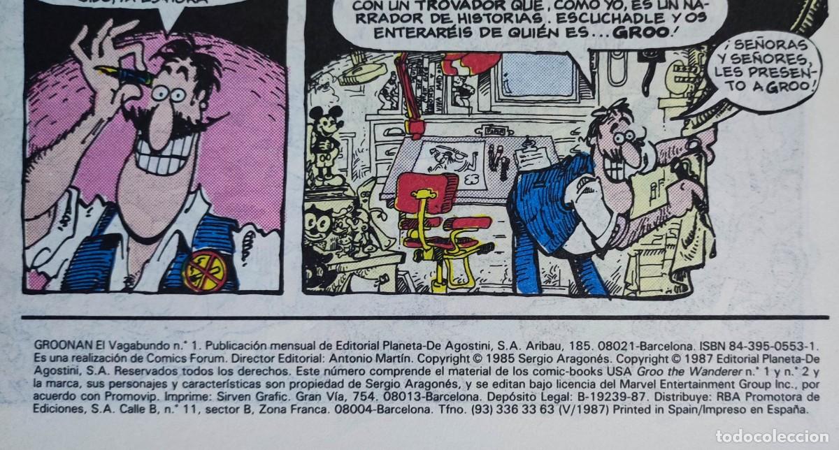 C&oacute;mics: GROONAN EL VAGABUNDO N&ordm;1 - 1987 FORUM. - Foto 8