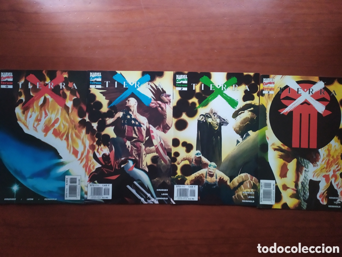 C&oacute;mics: Tierra x lote de 4 comics marvel - Foto 2