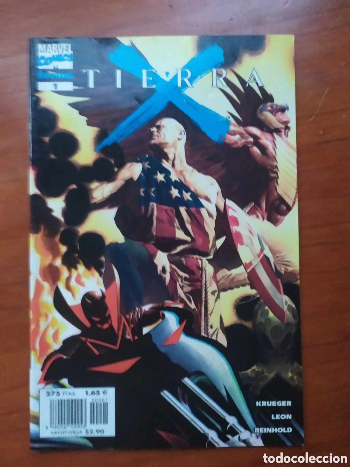 C&oacute;mics: Tierra x lote de 4 comics marvel - Foto 4