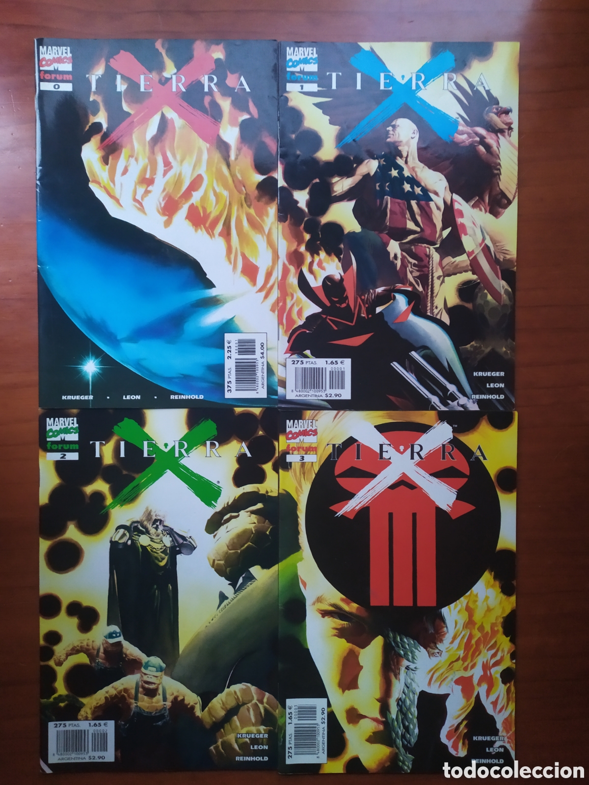 C&oacute;mics: Tierra x lote de 4 comics marvel - Foto 1