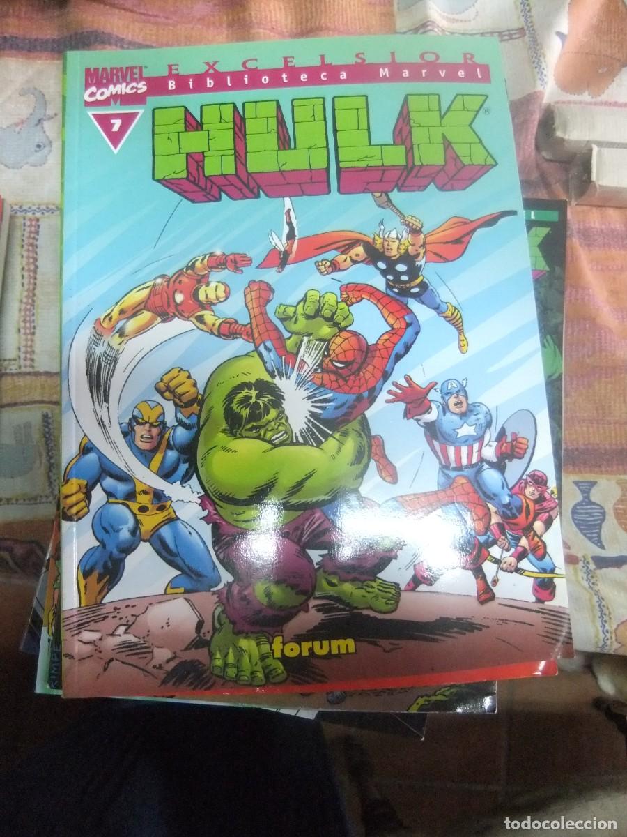 C&oacute;mics: HULK BIBLIOTECA MARVEL LOTE DE 27 NUMEROS FORUM - Foto 5