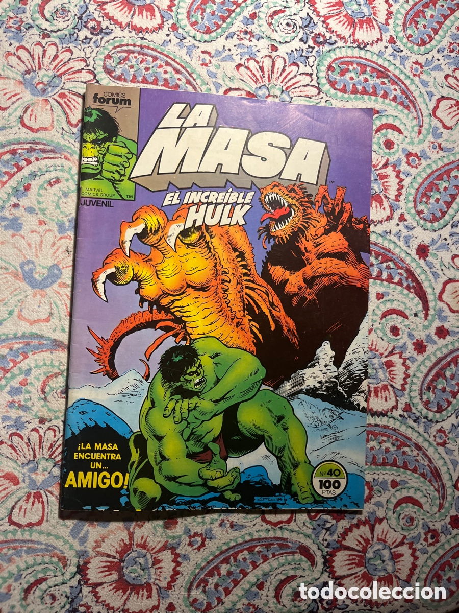 C&oacute;mics: LA MASA EL INCREIBLE HULK, NUMERO 40, (COMICS FORUM), CON POSTER - Foto 1