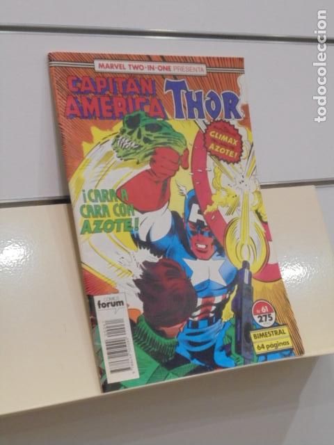 C&oacute;mics: MARVEL TWO IN ONE PRESENTA CAPITAN AMERICA THOR N&ordm; 61 - FORUM - Foto 1