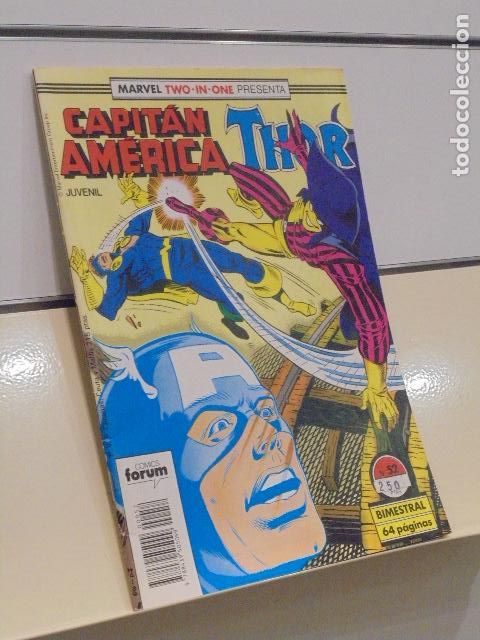 C&oacute;mics: MARVEL TWO IN ONE PRESENTA CAPITAN AMERICA THOR N&ordm; 52 - FORUM - Foto 1