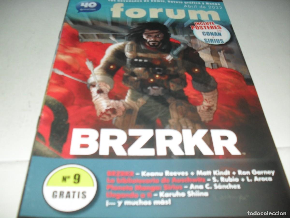 C&oacute;mics: FORUM N&ordm;9,CON POSTER CONAN Y SIRIUS.PLANETA,2022.IMPECABLE.. - Foto 1