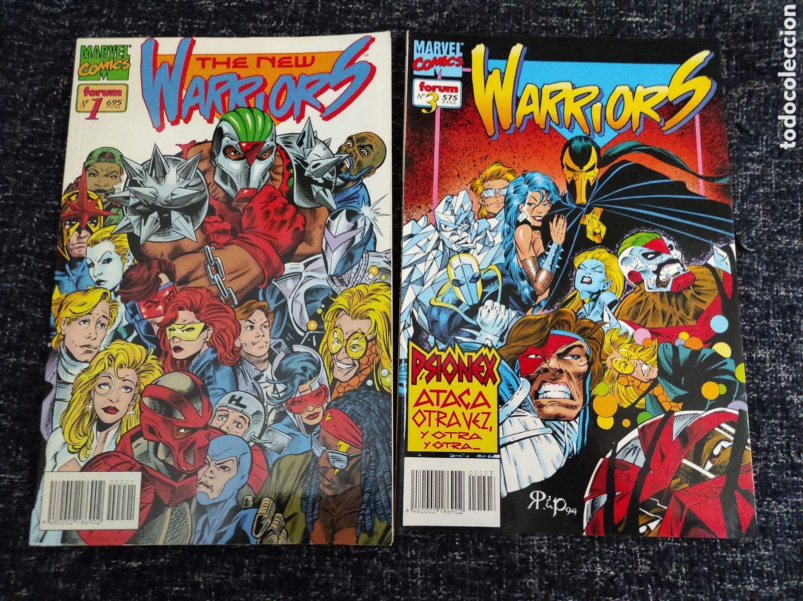 C&oacute;mics: THE NEW WARRIORS VOL. 2 N&ordm; 1 Y 3 -ED. FORUM - Foto 1