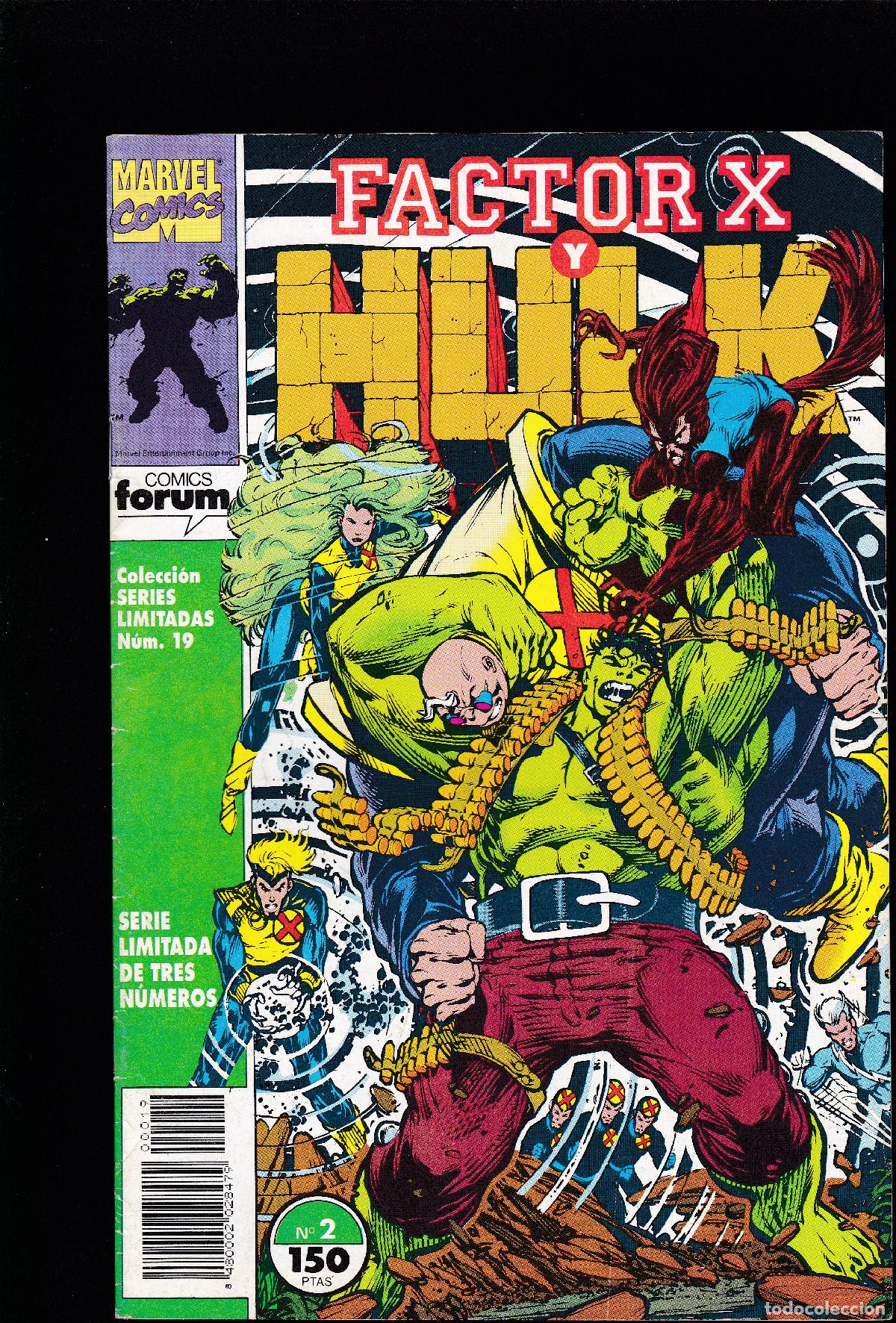 C&oacute;mics: SERIES LIMITADAS - N&ordm; 19 - Factor-X y Hulk 2 - 1993 FORUM - Foto 1