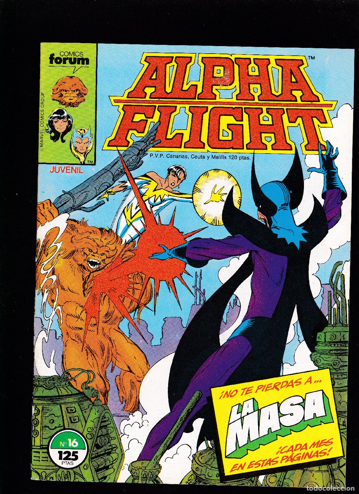 C&oacute;mics: ALPHA FLIGHT - vol.1 - N&ordm; 16 - La alquimia y el amor - FORUM - Foto 1
