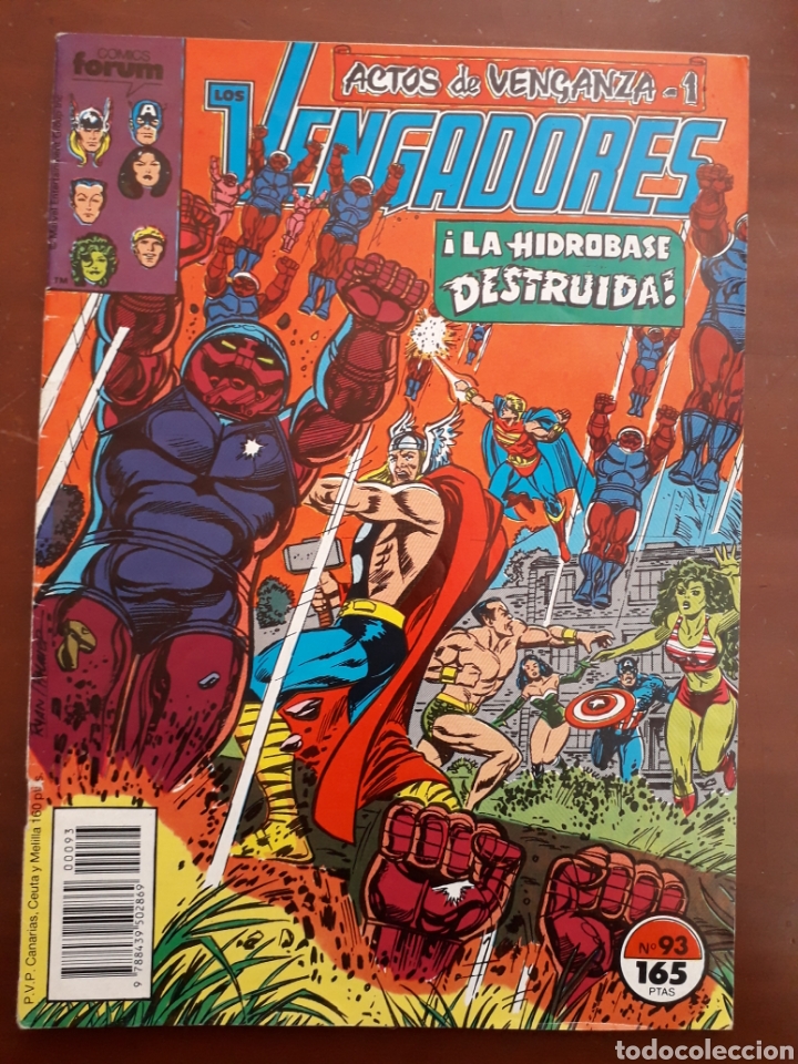 C&oacute;mics: Vengadores num 93. Ed f&oacute;rum - Foto 1