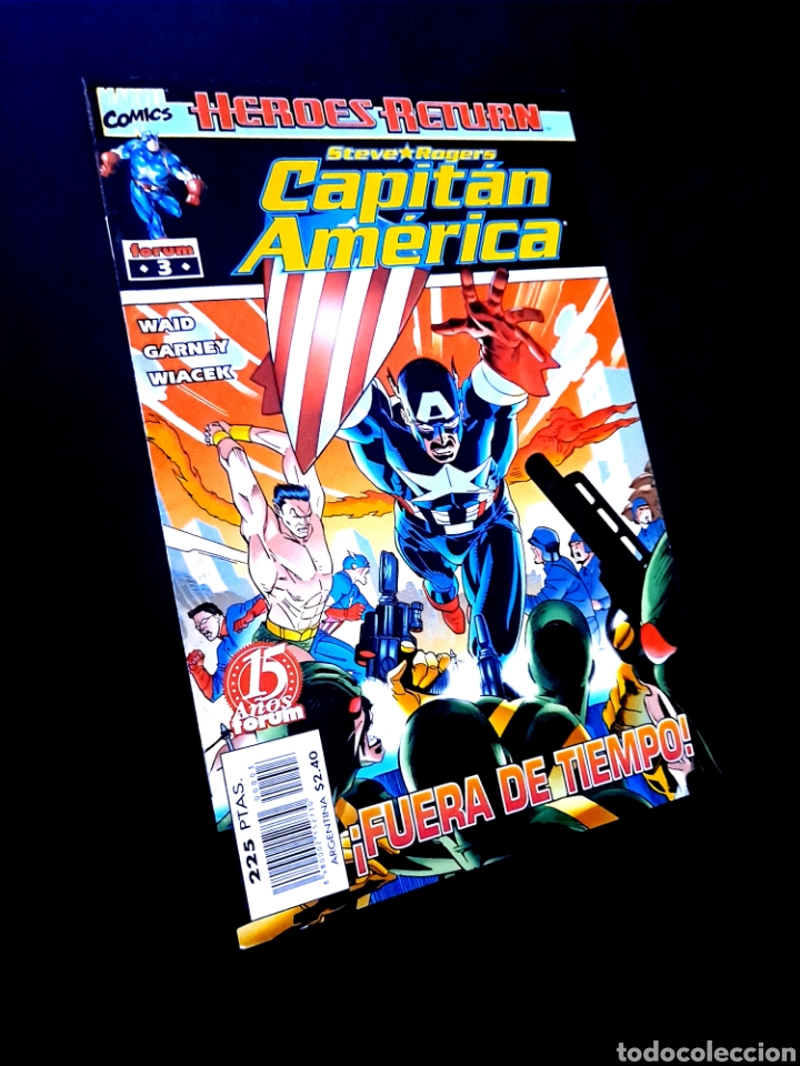 C&oacute;mics: EXCELENTE ESTADO CAPITAN AMERICA 3 VOL.4 FORUM COMICS GRAPA - Foto 1