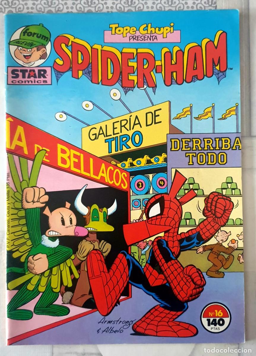 C&oacute;mics: TOPE CHUPI N&ordm; 16 (de 16) SPIDER-HAM. Comics Forum 1987 - Foto 1