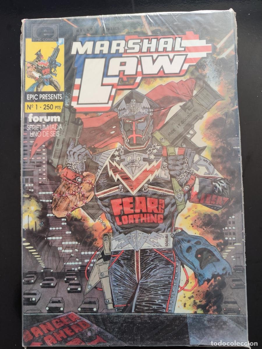 C&oacute;mics: MARSHAL LAW SERIE LIMITADA 6 NUMEROS COMICS FORUM - Foto 1