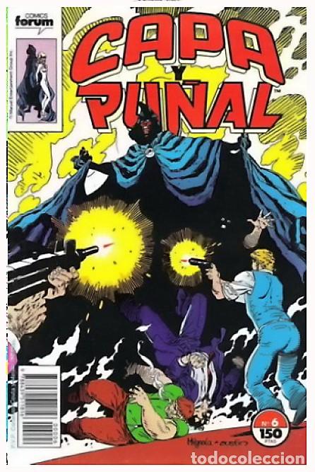 C&oacute;mics: CAPA Y PU&Ntilde;AL 6 PRIMEROS NUMEROS FORUM 1989 EXCELENTE ESTADO - Foto 6