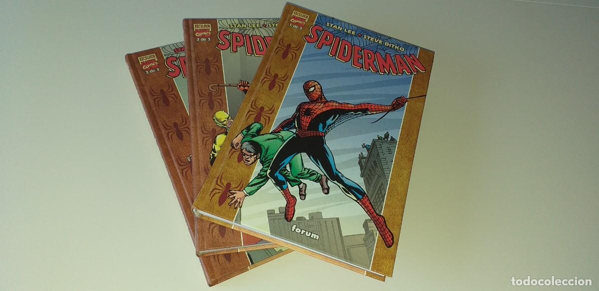 C&oacute;mics: Spiderman Stan Lee y Steve Ditko n&ordm; 1 al 3- Forum - Completa y en Impecable Estado - Foto 2