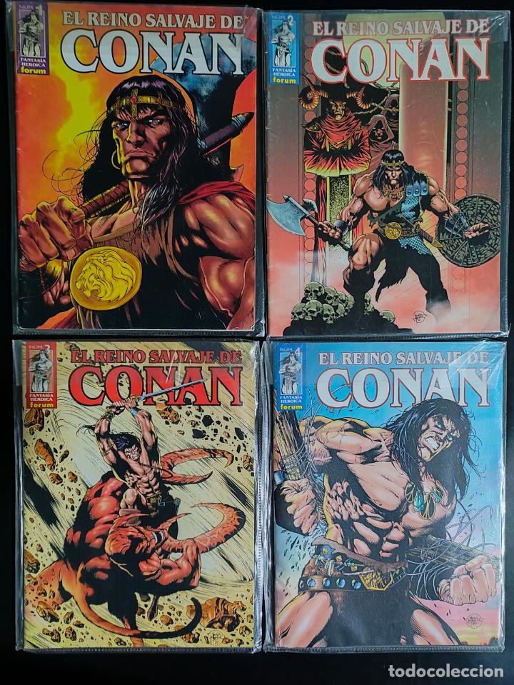 C&oacute;mics: EL REINO SALVAJE DE CONAN 1,2,3,4 - Foto 1