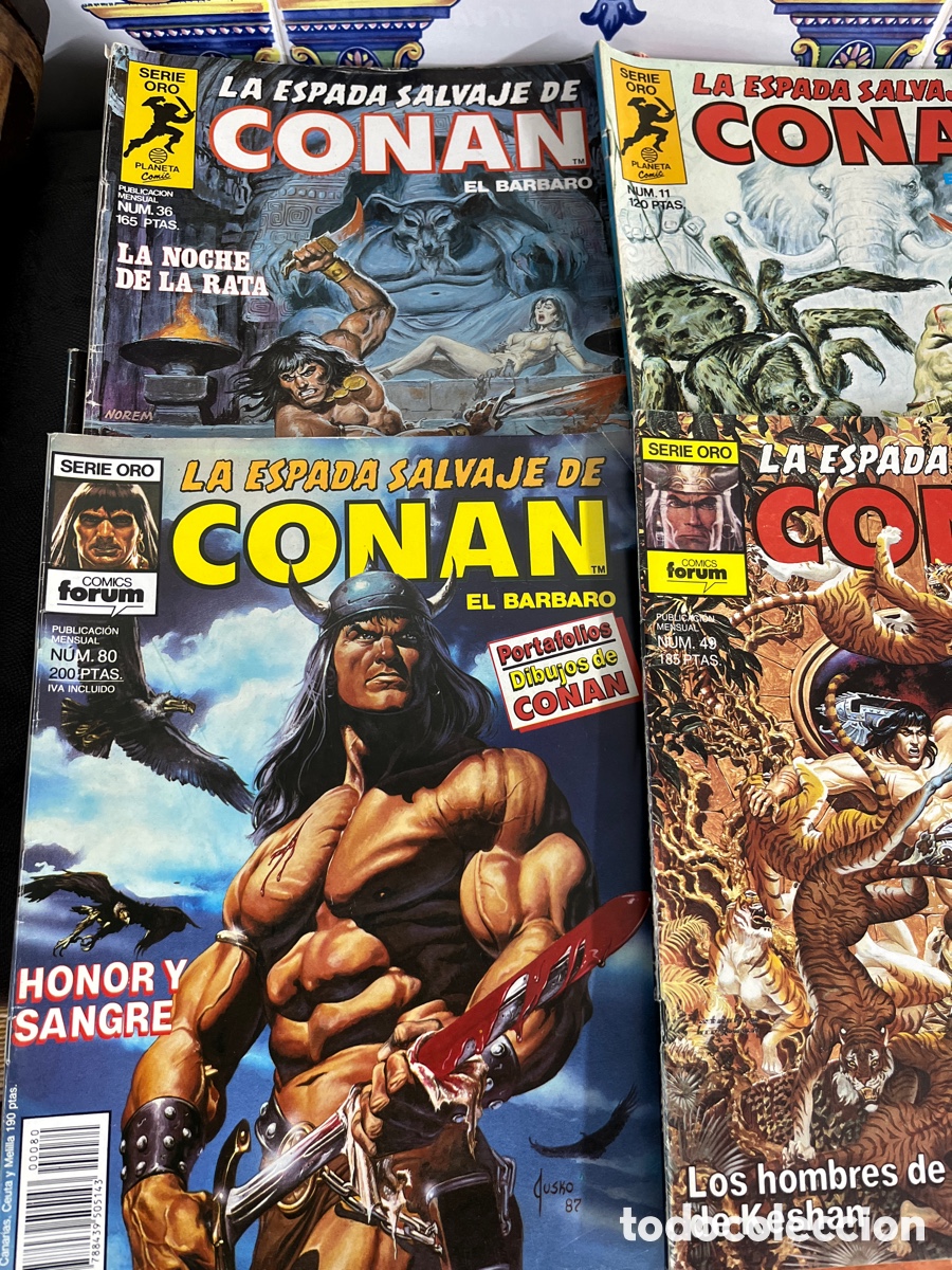 C&oacute;mics: Lote de 10 c&oacute;mics de CONAN - Foto 4