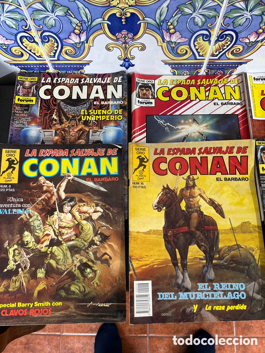 C&oacute;mics: Lote de 10 c&oacute;mics de CONAN - Foto 1