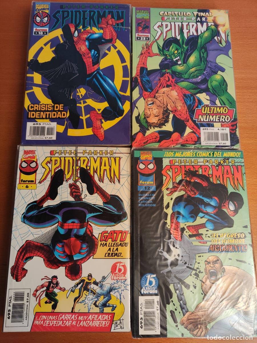 C&oacute;mics: SPIDERMAN VOLUMEN 4 SERIE COMPLETA 23 TOMOS COMICS FORUM - Foto 1