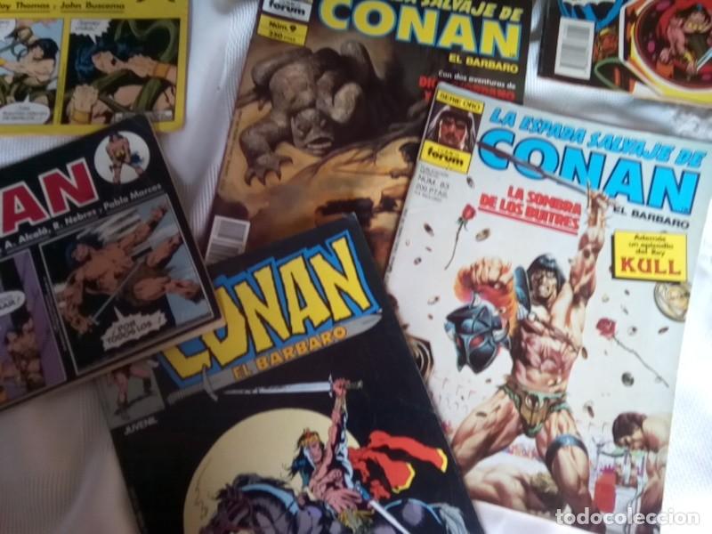 C&oacute;mics: LOTE DE 18 COMICS CONAN DIFERENTES FORMATOS , FORUM VARIOS - Foto 8