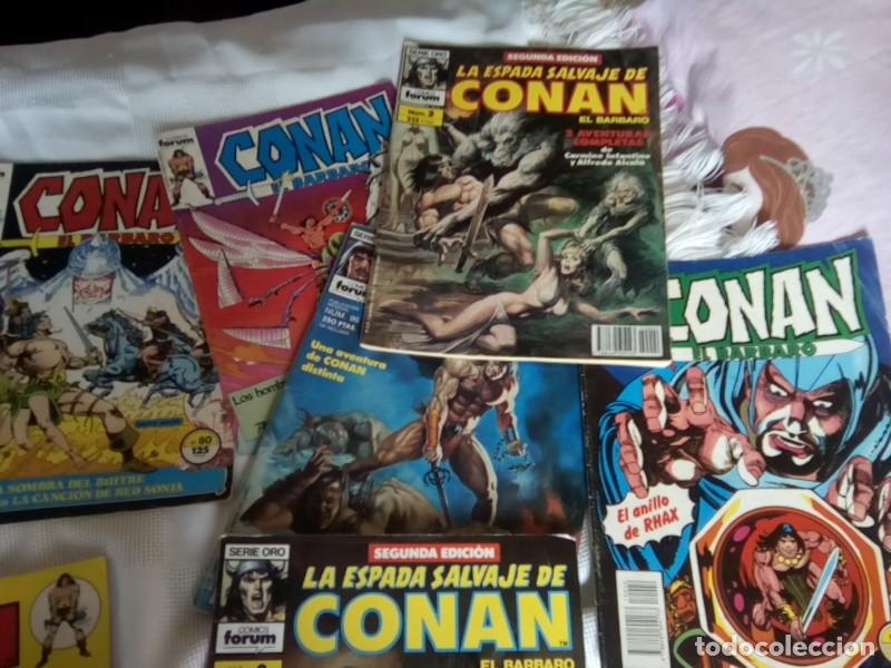 C&oacute;mics: LOTE DE 18 COMICS CONAN DIFERENTES FORMATOS , FORUM VARIOS - Foto 9