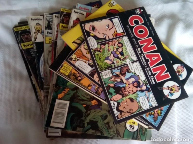 C&oacute;mics: LOTE DE 18 COMICS CONAN DIFERENTES FORMATOS , FORUM VARIOS - Foto 13