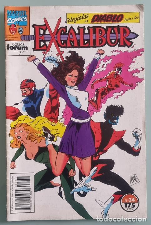 C&oacute;mics: Excalibur #34 (Forum, 1992) - Foto 1