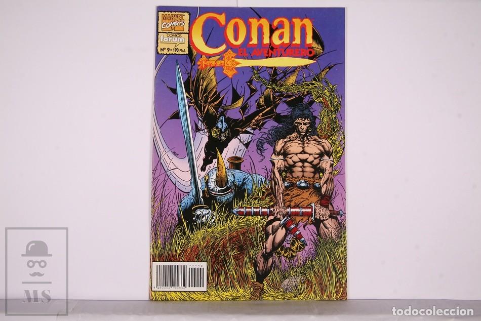 C&oacute;mics: Comics F&oacute;rum - Conan El Aventurero N&ordm; 9 - Marvel Comics - Planeta DeAgostini - 1995 - Foto 1