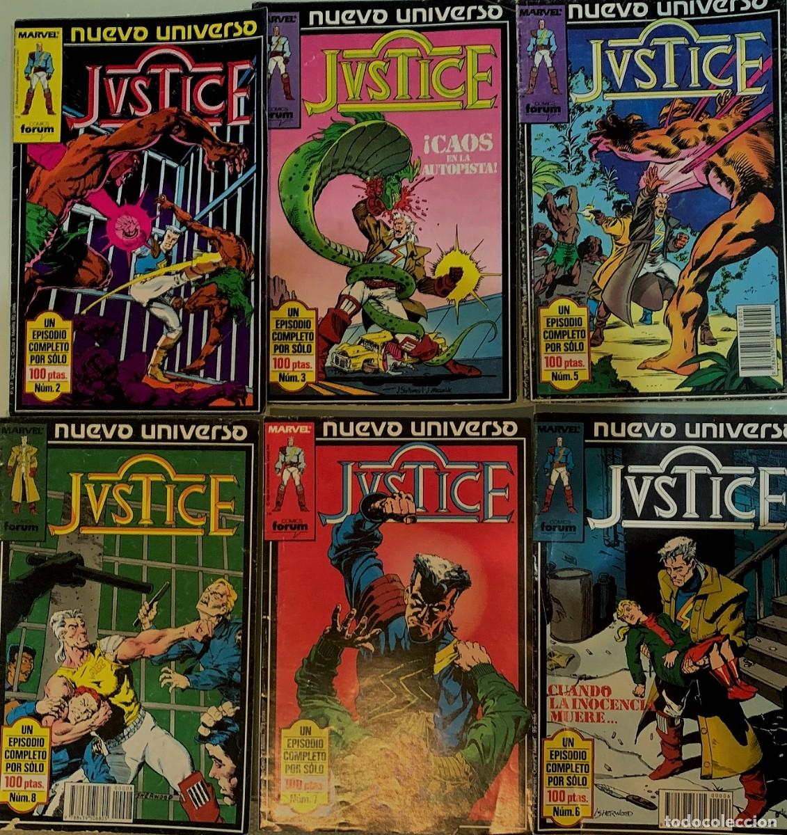 C&oacute;mics: LOTE 6 JUSTICE MARVEL FORUM 2-3-5-6-7-8 - Foto 1