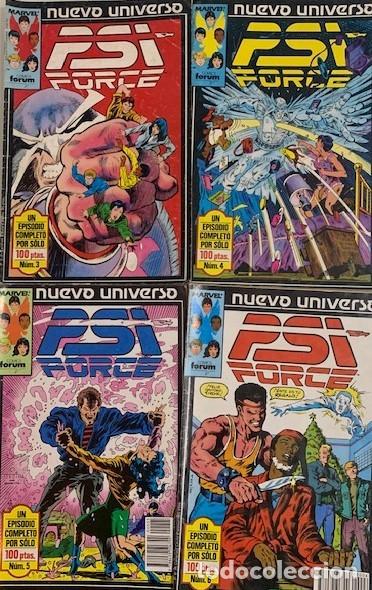 C&oacute;mics: LOTE 4 PSI FORCE MARVEL FORUM 3-4-5-6 - Foto 1