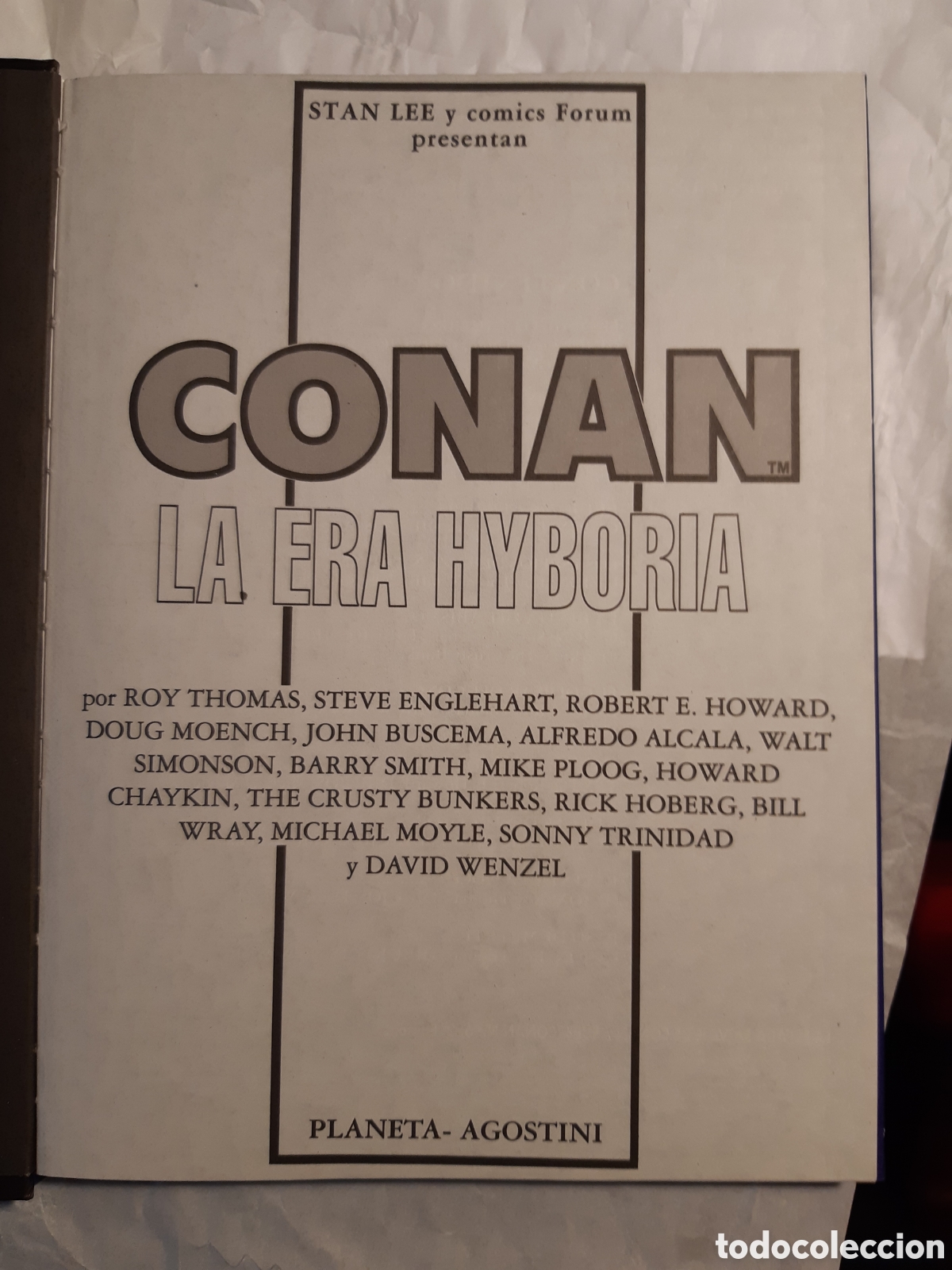 C&oacute;mics: SUPER CONAN 6 SERIE ORO 2 EDICION LA ESPADA SALVAJE DE CONAN - Foto 2