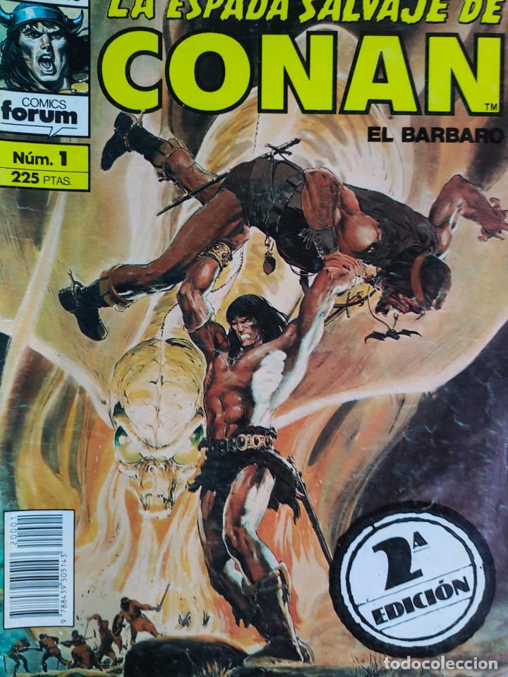 C&oacute;mics: LA ESPADA SALVAJE DE CONAN 1 2 EDICION - Foto 1