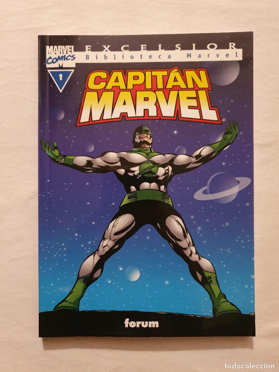 C&oacute;mics: BIBLIOTECA MARVEL - CAPITAN MARVEL VOL. 1 # 01-10 (FORUM) - COMPLETA - 2002 - Foto 2