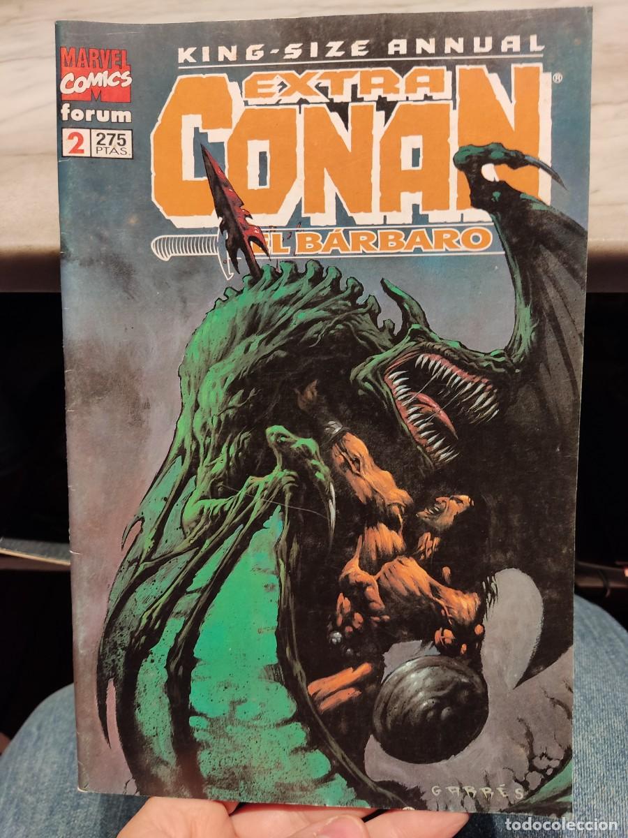 C&oacute;mics: Extra Conan El B&aacute;rbaro N&ordm; 2 - King Size Annual - Marvel - Foto 1