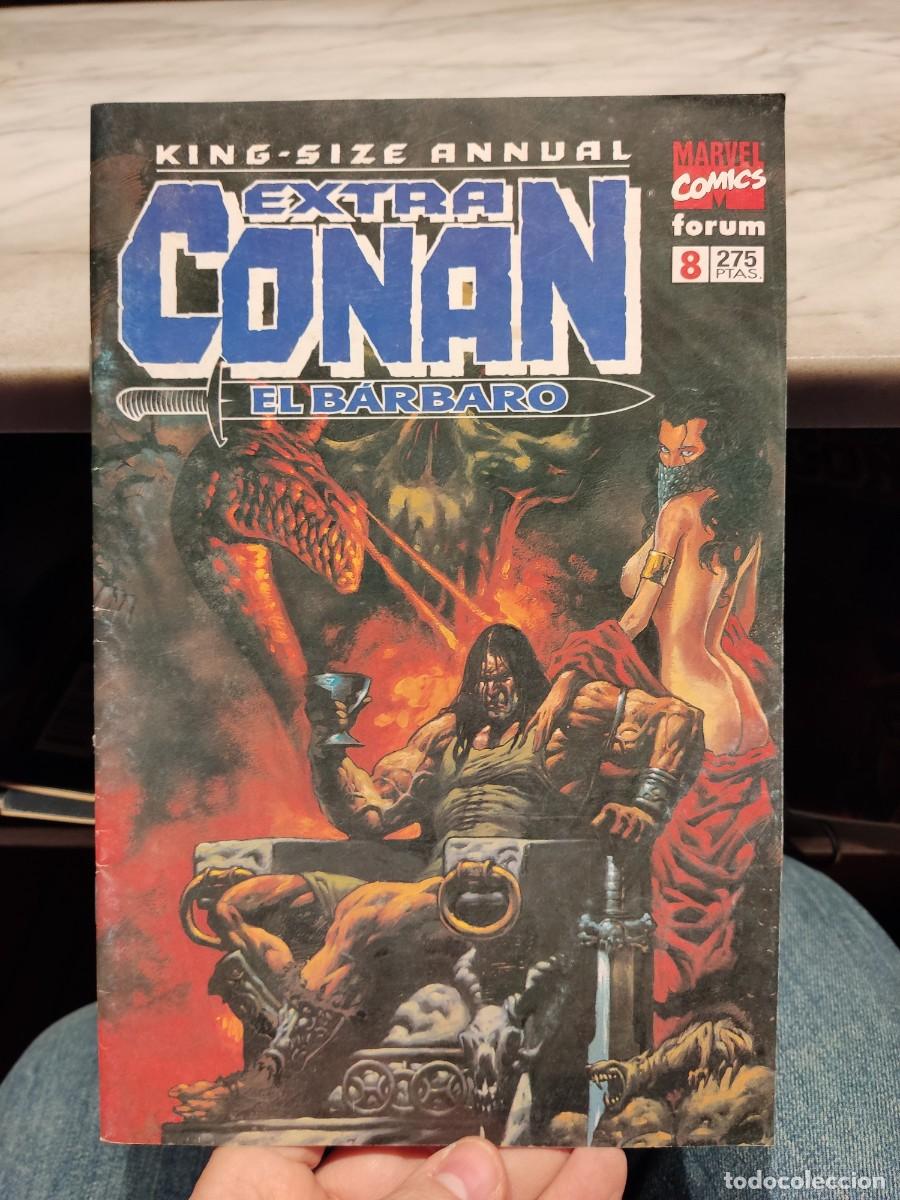C&oacute;mics: Extra Conan El B&aacute;rbaro N&ordm; 8 - King Size Annual - Marvel - Foto 1