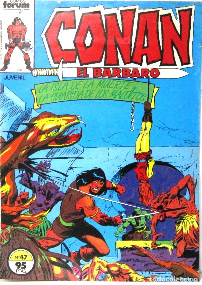 C&oacute;mics: CONAN EL BARBARO - LA ISLA DE LA MUERTE - LA GUARIDA DE LOS MALDITOS - COMIC - Foto 1