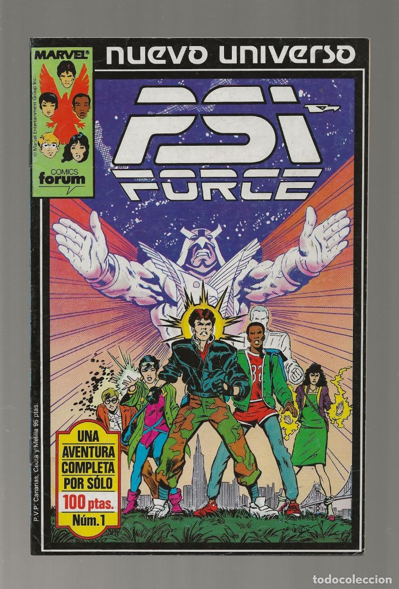 C&oacute;mics: PSI FORCE N&ordm; 1 - NUEVO UNIVERSO MARVEL - FORUM 1988 - Foto 1