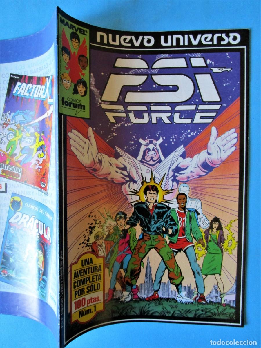 C&oacute;mics: PSI FORCE N&ordm; 1 - NUEVO UNIVERSO MARVEL - FORUM 1988 - Foto 2
