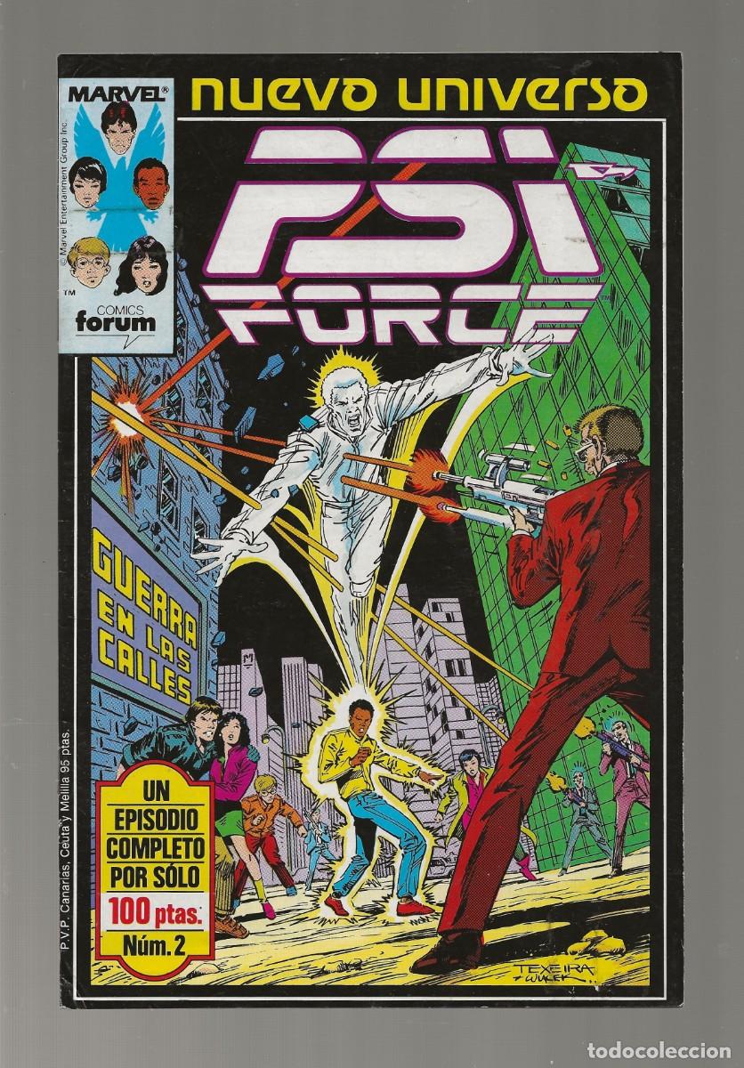 C&oacute;mics: PSI FORCE N&ordm; 2 - NUEVO UNIVERSO MARVEL - FORUM 1988 - Foto 1